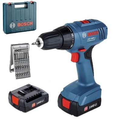 Aku vŕtací skrutkovač Bosch GSR 1440-LI so sadou bitov Aku vŕtací skrutkovač Bosch GSR 1440-LI so sadou bitov