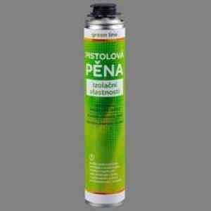 PU-pena 750ml GREEN pistoľová PU-pena 750ml GREEN pistoľová